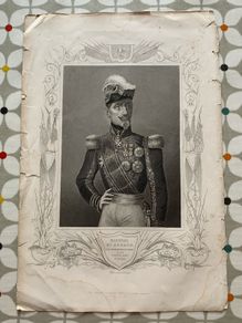Antique Print Marshal St. Arnaud