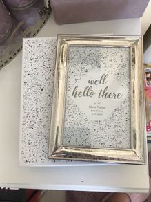 Silver plated photo frame