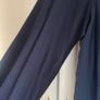 top Bnwt navy chiffon & embelished front sunwear brand European brand size 38 Image 7