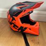 Raven Airborne Mx Helmets Black Size Small, Black/Orange Size Medium. Image 10