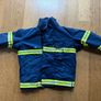 Genuine Firefighter Uniform and Helmet Halloween Costume Image 3