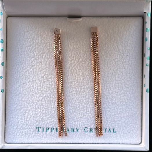Tipperary Crystal Gold Tone Earrings