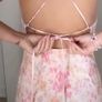 DYNAMITE Floral low cross back halter neck maxi dress Size M / EU 38 / UK 10 Image 6