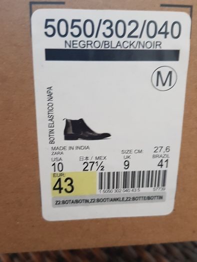 Zara leather boots