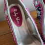 Ruby Shoo Lace Print Heeled Pumps with Pom-Pom Trim Size UK 6 / EU 39 Image 3