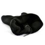 Beanie Hat With Built-in Headphones - Horned Ends, Black Image 3