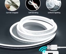 LQHZMYY 5V USB LED Neon Light Strip | Smart Gesture Sensor, Adjustable Brightness,