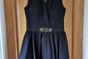 Chi Chi London black dress with tulle skirt