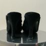 Black Suede Mules Image 7
