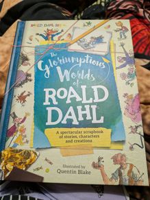 The Gloriumptious Worlds of Roald Dahl scrapbook