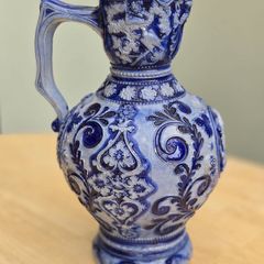 19th Century Westerwald Pottery Salt Glazed Jug