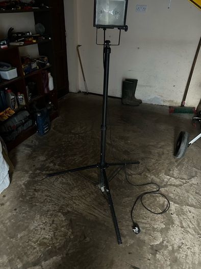 Work Light with Adjustable Tripod Stand