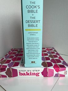 The Cook's Bible + The Dessert Bible and Step by Step Baking Books