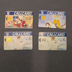 Vintage Telecom Eireann Callcard Lot (4 Cards)