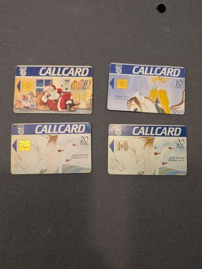 Vintage Telecom Eireann Callcard Lot (4 Cards)