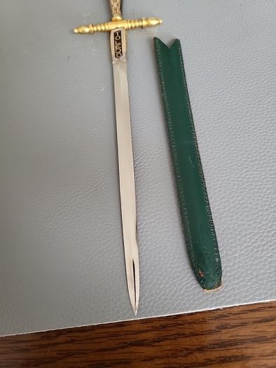 Letter opener sword shape