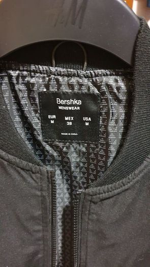 bershka black jacket