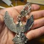 Vintage Eagle and Skull Necklace Image 5