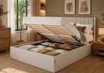 King  Bed Hydraulic Lift System  Ottoman Storage