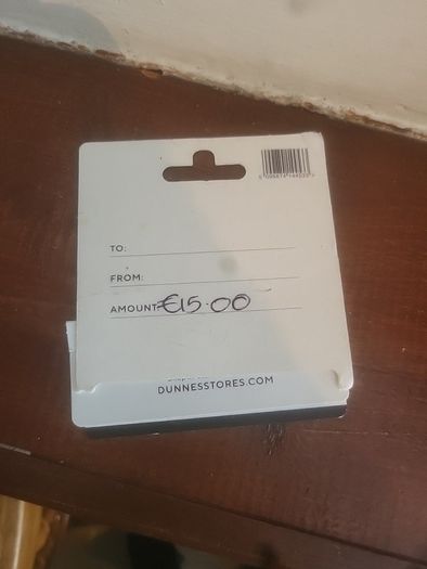 gift card