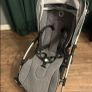 Bugaboo bee grey pram with foot stand Image 6