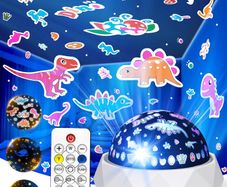 Night Light Projector for Kids, Rechargeable Sensory Light with 3 Films,