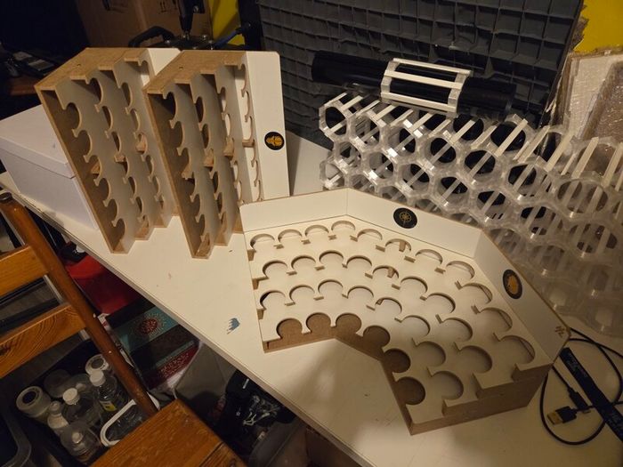 Warhammer hobbyzone paint racks