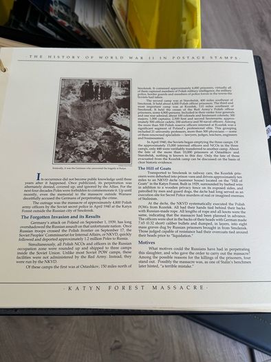 The History of World War II in post stamps