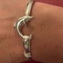 Silver Dolphin Bangle Image 5