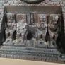 Large PYRAMID table Clock egypt abu simbel Egyptian Image 4