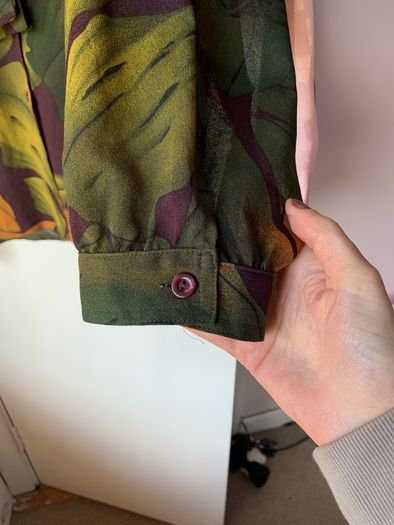 Semi sheer vintage blouse