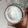 303 - Set of 9 Vintage Decorative Collectible Clear Glass Big Small Size Bottles Image 4