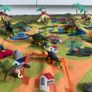 Large dinosaur play may, figures - free postage Image 6