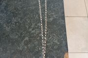 silver chain and locket