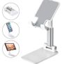 New Universal Metal Desk Folding Telescopic Phone Tablet Bracket Stand #1076 Image 3