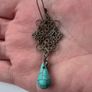 Vintage Turquoise Drop Earrings Image 5
