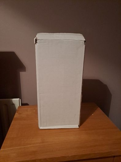 BNIB Flame Sculpture White Resin