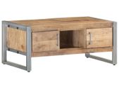 Coffee Table 95x50x40 cm Rough Mango Wood