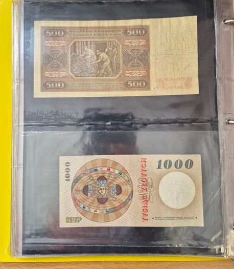 Old Polish banknotes from 1919 to 1994
