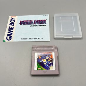 Mega Man Dr. Wily's Revenge Nintendo Game Boy + Manual + Case