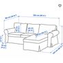 IKEA Ektorp 3 seat sofa Image 4