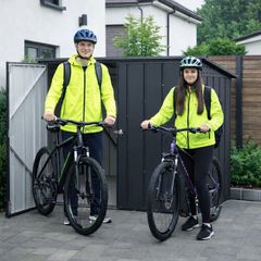 63 Steel Bicycle Garden Shed  Secure Storage