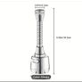 360 Stainless Flexible Faucet Sprayer Sink Faucet Sprayer Jet Sprayer Kitchen Image 3