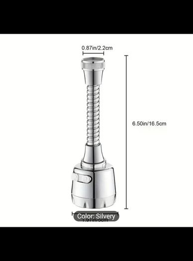 360 Stainless Flexible Faucet Sprayer Sink Faucet Sprayer Jet Sprayer Kitchen