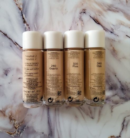 Shiseido Revitalessence Glow Foundation 10ml Testers