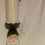 Pine Cone Santa candle holder. H x 26cm, W x 8cm.New Image 4