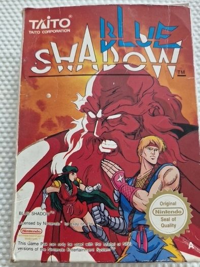 Blue Shadow Nintendo Nes Arcade Retro Games Original