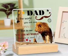 acrylic 10 cm gift for friend's with birthday card and gift bag