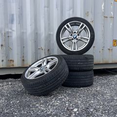 Genuine BMW 400M 18" Alloy Wheels - Good Tyres