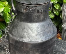 Vintage Original Steel Milk Churn